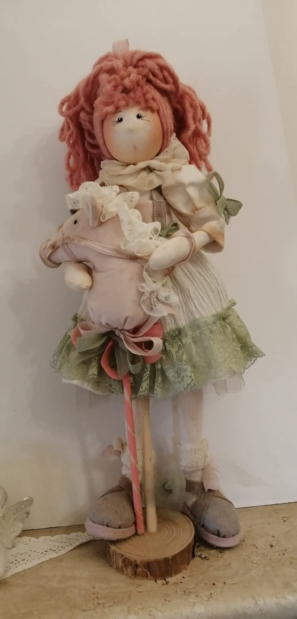 Fatina rosa con coniglietto
